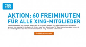 car2go verschenkt 60 Freiminuten für Xing-Mitglieder